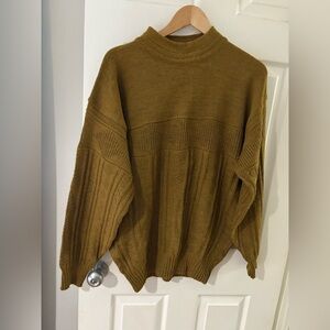 Wm. H. Leishman vintage grandpa wool blend sweater medium